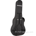 Einfache schwarze Gitarrenmusiktasche